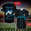 Miami Marlins Mlb Personalized Baseball Jersey
