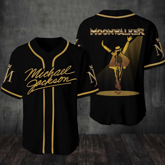 Michael Jackson Moonwalker Baseball Jersey Shirt Michael Jackson Moonwalker Baseball Jersey Shirt