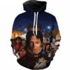 Michael Jackson Pullover And Zippered Hoodies Custom 3D Graphic Printed 3D Hoodie All Over Print Hoodie For Men For Women - 61a93972bf42