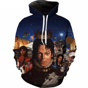Michael Jackson Pullover And Zippered Hoodies Custom 3D Graphic Printed 3D Hoodie All Over Print Hoodie For Men For Women - 61a93972bf42
