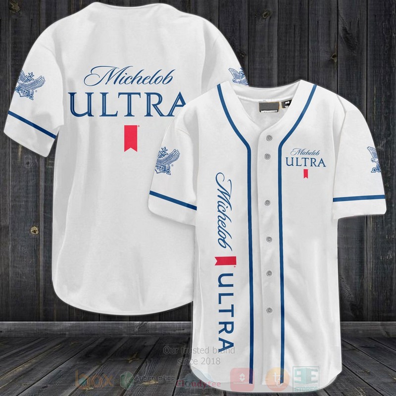 Michelob Ultra Baseball Jersey Shirt Michelob Ultra Baseball Jersey Shirt
