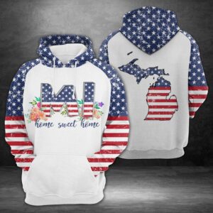 Michigan Home Sweet Home 3D Printed Hoodie/Zipper Hoodie - c648b6aa46c4