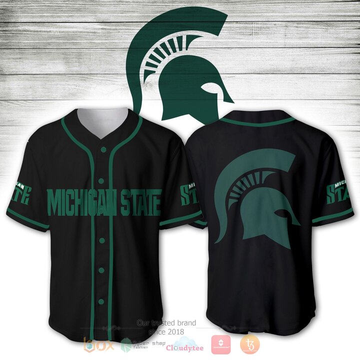 Michigan State Spartans Baseball Jersey Shirt Michigan State Spartans Baseball Jersey Shirt