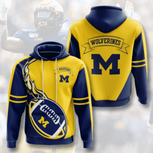 Michigan Wolverines 3D Hoodie - afaecf7dd521