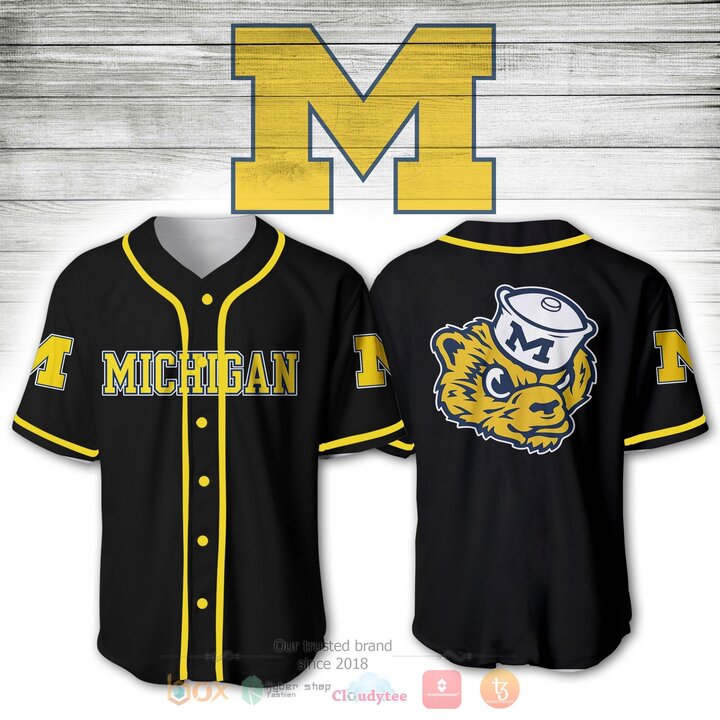 Michigan Wolverines Baseball Jersey Shirt Michigan Wolverines Baseball Jersey Shirt