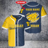 Michigan Wolverines Custom Name Baseball Jersey