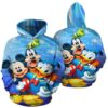 Mickey Goofy Donald 3D Printed Hoodie/Zipper Hoodie - c4b96f0d2cde