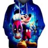 Mickey Kill Deadpool Walt Disney Mavel 3D Hoodie For Men For Women Mickey Kill Deadpool All Over Printed Hoodie. Mickey Kill Deadpool 3D Full Printing Shirt - c2fc769becbc