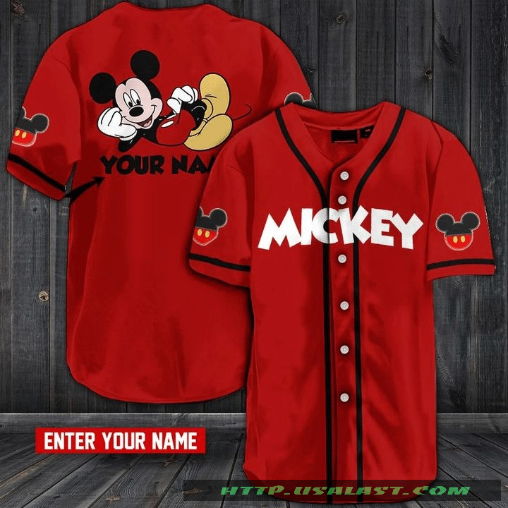 Mickey Lover Personalized Baseball Jersey Shirt Mickey Lover Personalized Baseball Jersey Shirt