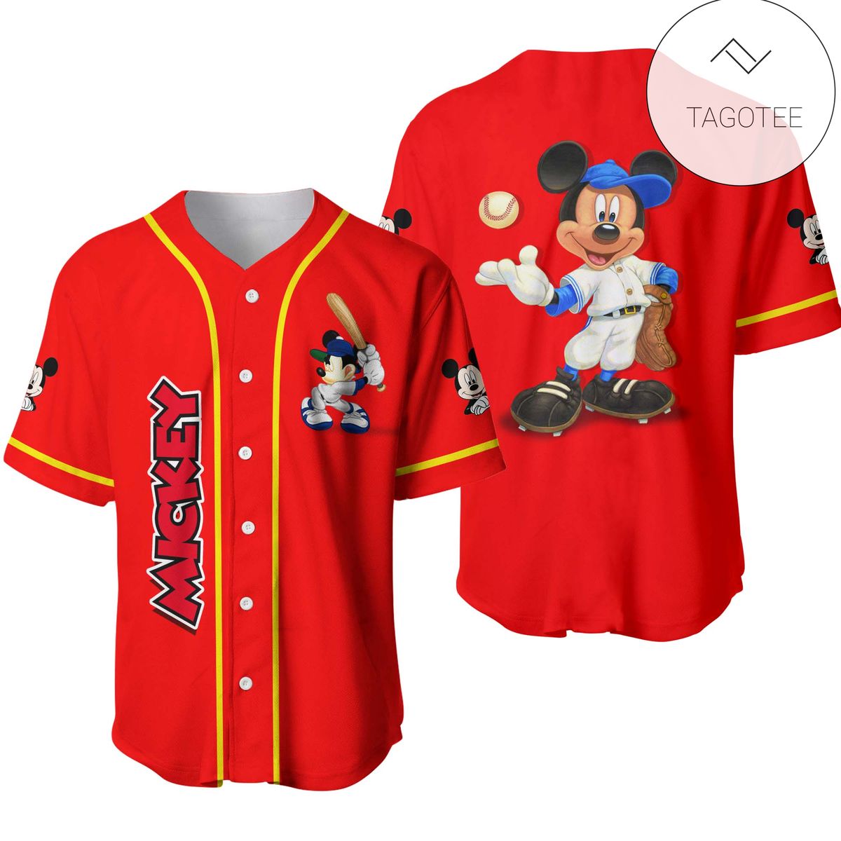 Mickey Mouse Disney Gift Baseball Jersey Mickey Mouse Disney Gift Baseball Jersey