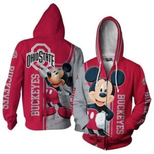 Mickey Ohio State Buckeyes Ncaa 3D Hoodie For Men For Women All Over Printed Hoodie - 0dce405e0d1b