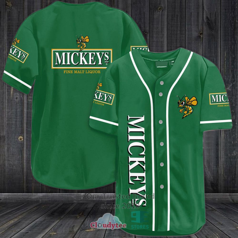 Mickey’S Fine Malt Liquor Baseball Jersey Shirt Mickey’S Fine Malt Liquor Baseball Jersey Shirt