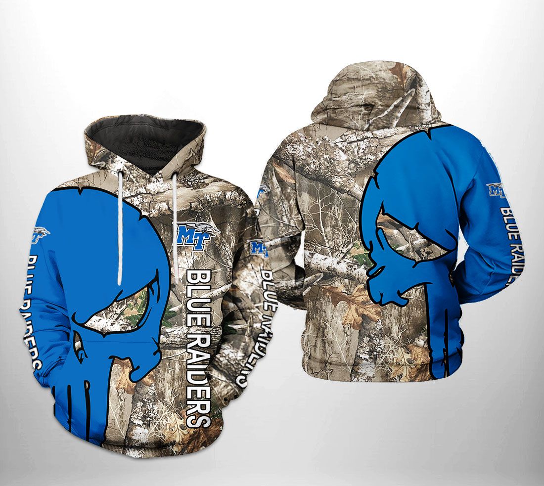 Middle Tennessee Blue Raiders NCAA Camo Veteran Hunting 3D Printed Hoodie/Zipper Hoodie - 7ff70eafbd14 Middle Tennessee Blue Raiders NCAA Camo Veteran Hunting 3D Printed Hoodie/Zipper Hoodie - 7ff70eafbd14