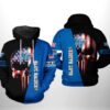 Middle Tennessee Blue Raiders NCAA US Flag Skull 3D Printed Hoodie/Zipper Hoodie - 711840710fc6