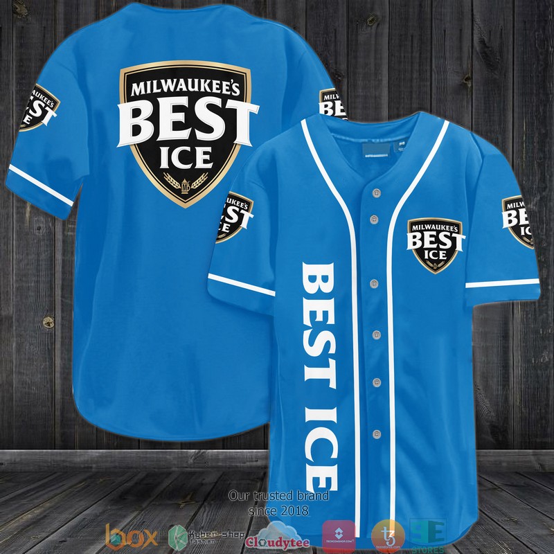 Milwaukee Best Ice Baseball Jersey Shirt Milwaukee Best Ice Baseball Jersey Shirt