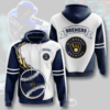 Milwaukee Brewers 3D Hoodie - 4a143ac12b7c
