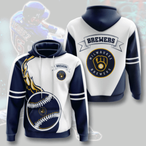 Milwaukee Brewers 3D Hoodie - 4a143ac12b7c