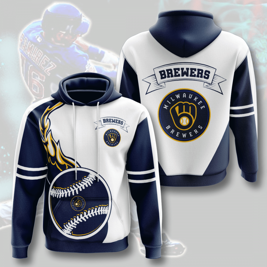 Milwaukee Brewers 3D Hoodie - 4a143ac12b7c Milwaukee Brewers 3D Hoodie - 4a143ac12b7c
