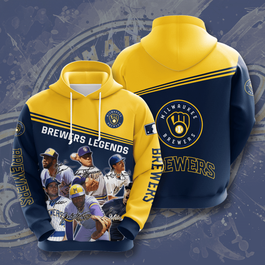 Milwaukee Brewers 3D Hoodie - a633cd384ab5 Milwaukee Brewers 3D Hoodie - a633cd384ab5