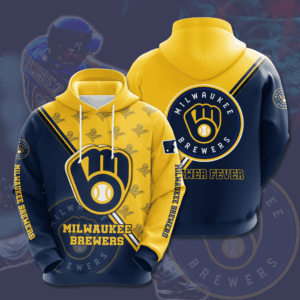 Milwaukee Brewers 3D Hoodie - a76e0be5d073