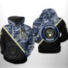 Milwaukee Brewers MLB Camo Team 3D Printed Hoodie/Zipper Hoodie - f118ba973373