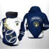 Milwaukee Brewers MLB Classic 3D Printed Hoodie/Zipper Hoodie - b5f89c33ab20