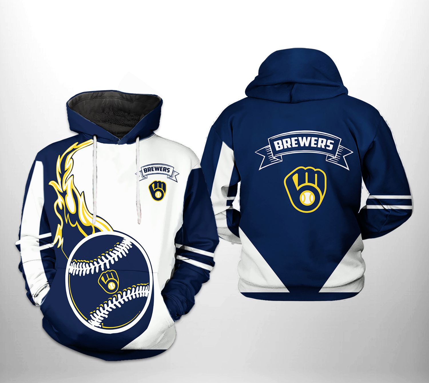 Milwaukee Brewers MLB Classic 3D Printed Hoodie/Zipper Hoodie - b5f89c33ab20 Milwaukee Brewers MLB Classic 3D Printed Hoodie/Zipper Hoodie - b5f89c33ab20