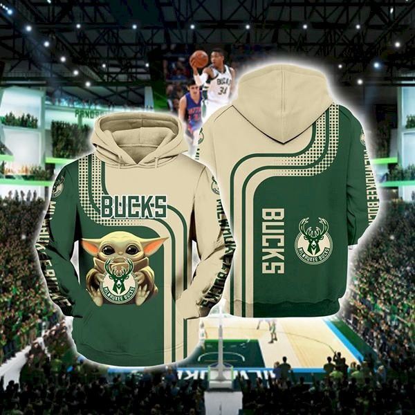 Milwaukee Bucks Baby Yoda Pullover And Zippered Hoodies Custom 3D Graphic Printed 3D Hoodie All Over Print Hoodie For Men For Women - ed8b60eb4281 Milwaukee Bucks Baby Yoda Pullover And Zippered Hoodies Custom 3D Graphic Printed 3D Hoodie All Over Print Hoodie For Men For Women - ed8b60eb4281