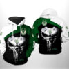 Milwaukee Bucks NBA Skull Punisher Team 3D Printed Hoodie/Zipper Hoodie - 4d67fc291634