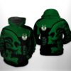 Milwaukee Bucks NBA Skull Team 3D Printed Hoodie/Zipper Hoodie - b5b9c23e368d