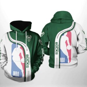 Milwaukee Bucks NBA Team 3D Printed Hoodie/Zipper Hoodie - 3c0e1a9a19f7