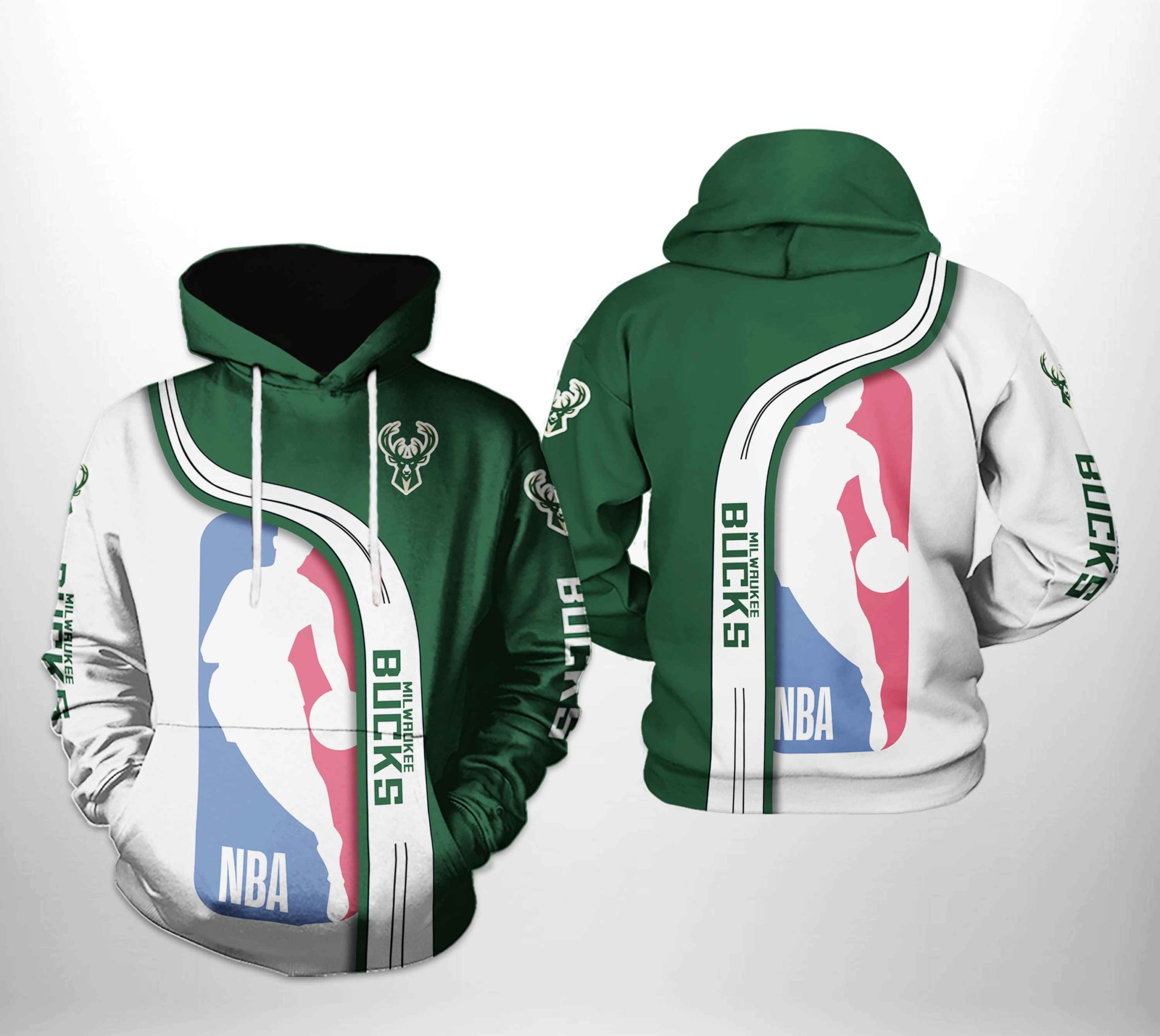 Milwaukee Bucks NBA Team 3D Printed Hoodie/Zipper Hoodie - 3c0e1a9a19f7 Milwaukee Bucks NBA Team 3D Printed Hoodie/Zipper Hoodie - 3c0e1a9a19f7