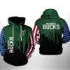 Milwaukee Bucks NBA Team US 3D Printed Hoodie/Zipper Hoodie - 8b7d2603b627