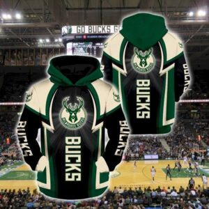 Milwaukee Bucks Pullover And Zippered Hoodies Custom 3D Graphic Printed 3D Hoodie All Over Print Hoodie For Men For Women - 998bbf0f7221