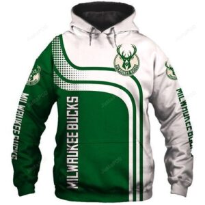 Milwaukee Bucks Pullover And Zippered Hoodies Custom 3d Milwaukee Bucks Graphic Printed 3d Hoodie All Over Print Hoodie For Men For Women - e252ad6cc166