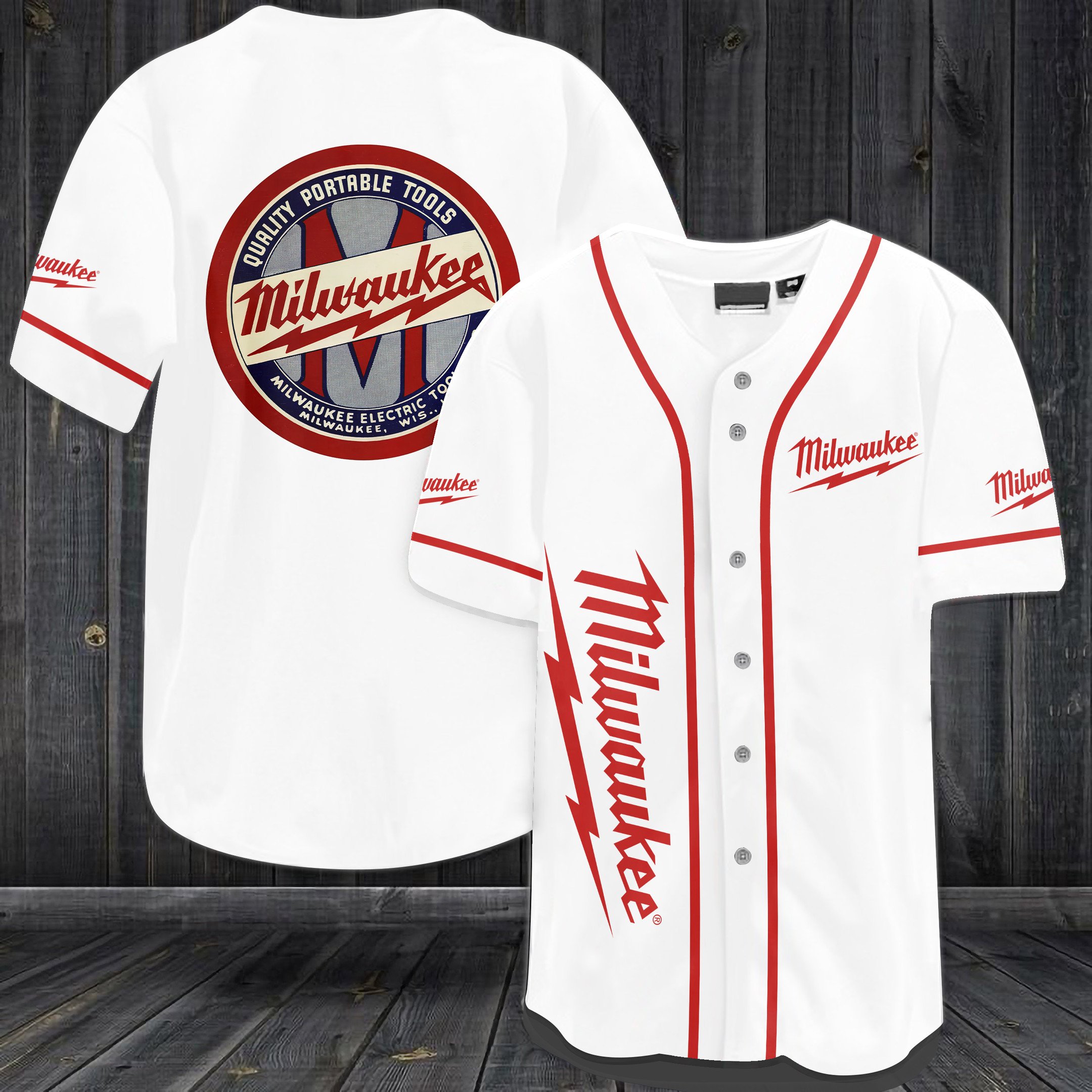 Milwaukee Tools Baseball Jersey Milwaukee Tools Baseball Jersey