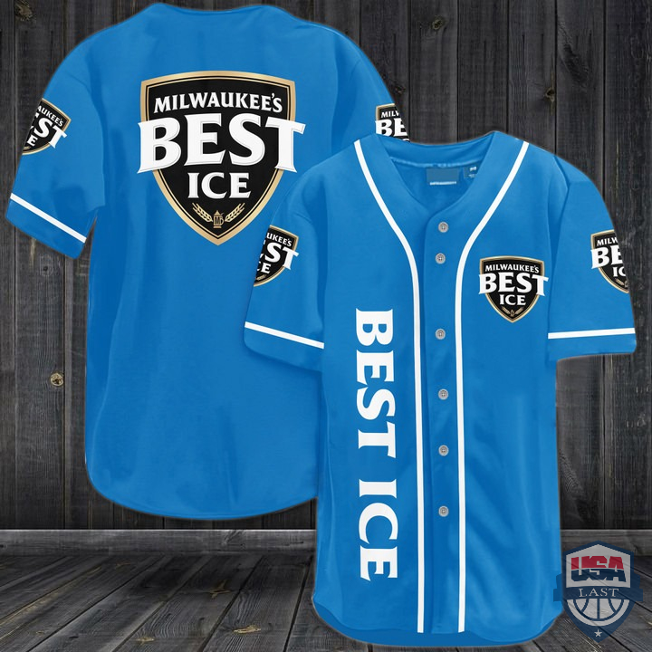 Milwaukee’S Best Ice Beer Baseball Jersey Milwaukee’S Best Ice Beer Baseball Jersey