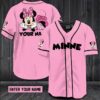 Minne Custom Name Baseball Jersey