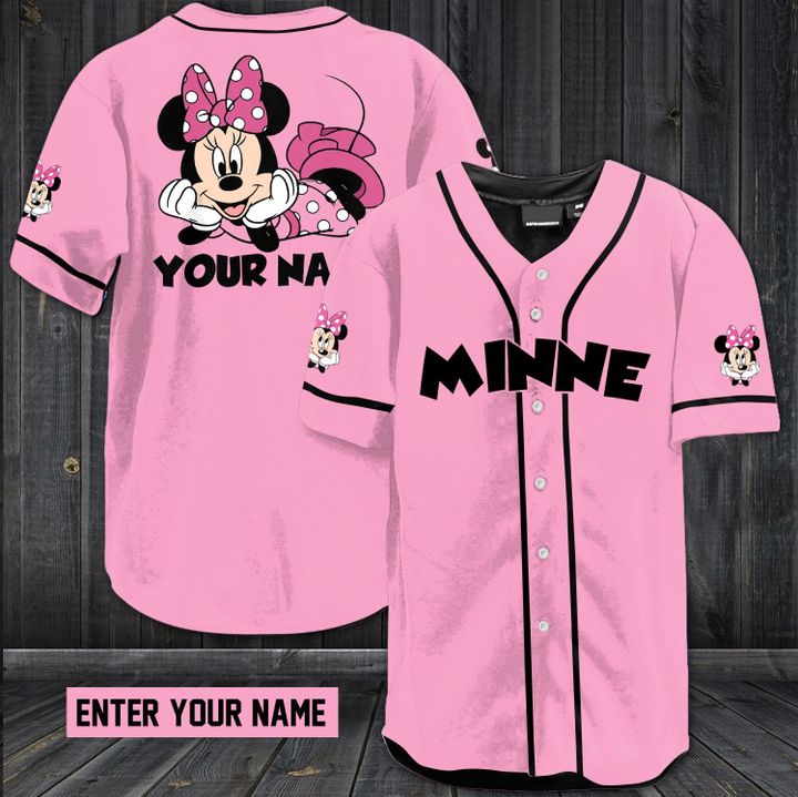 Minne Custom Name Baseball Jersey Minne Custom Name Baseball Jersey