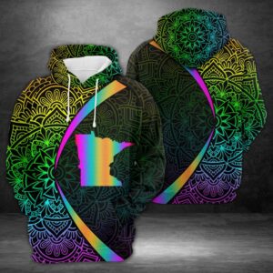 Minnesota Light 3D Printed Hoodie/Zipper Hoodie - 28a3d26ef46e