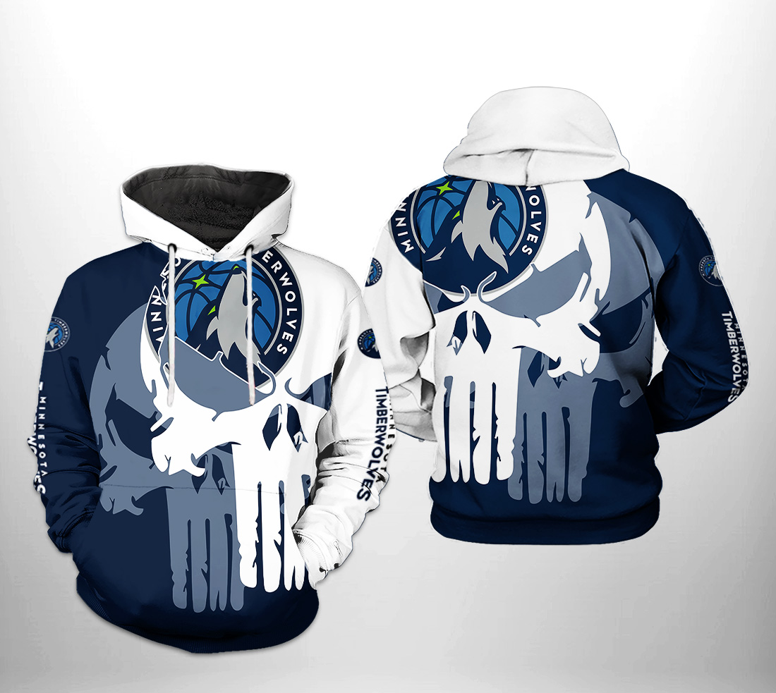 Minnesota Timberwolves NBA Team Skull 3D Printed Hoodie/Zipper Hoodie - a4be1db3e747 Minnesota Timberwolves NBA Team Skull 3D Printed Hoodie/Zipper Hoodie - a4be1db3e747