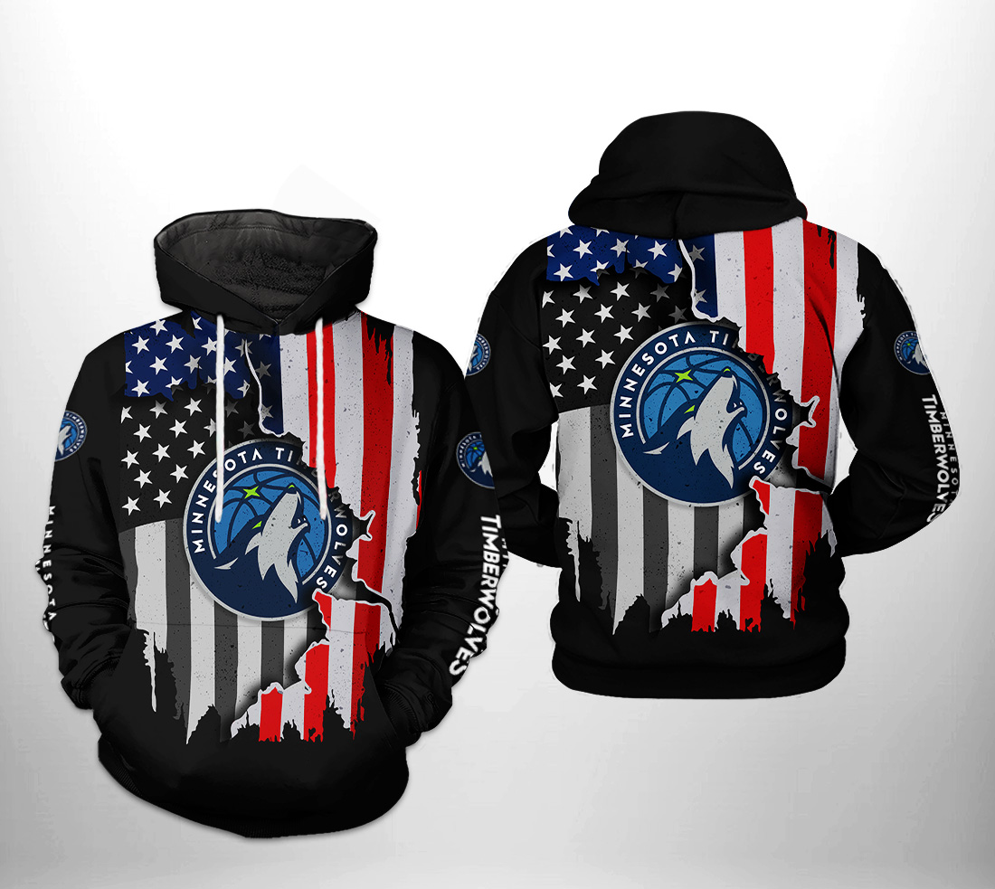 Minnesota Timberwolves NBA US Flag Team 3D Printed Hoodie/Zipper Hoodie - 256bc9df2759 Minnesota Timberwolves NBA US Flag Team 3D Printed Hoodie/Zipper Hoodie - 256bc9df2759
