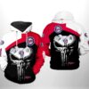 Minnesota Twins MLB Skull Punisher 3D Printed Hoodie/Zipper Hoodie - 8557af14fc36