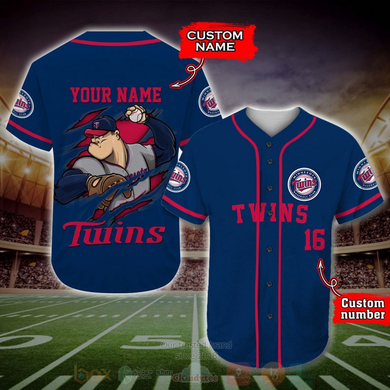 Minnesota Twins Mlb Personalized Baseball Jersey Minnesota Twins Mlb Personalized Baseball Jersey