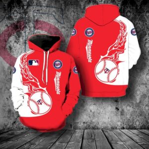 Minnesota Twins New Full All Over Print 3D Hoodie For Men And Women - 2b1f31832d67