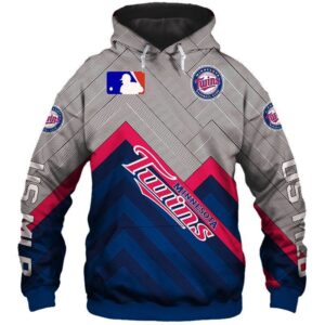 Minnesota Twins Pullover And Zippered Hoodies Custom 3D Minnesota Twins Graphic Printed 3D Hoodie All Over Print Hoodie For Men For Women - fcf2e6acbcd1