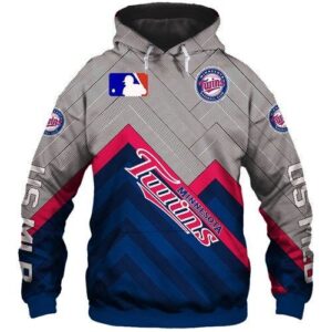 Minnesota Twins Pullover And Zippered Hoodies Custom 3d Minnesota Twins Graphic Printed 3d Hoodie All Over Print Hoodie For Men For Women - 963503494fc0