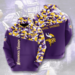 Minnesota Vikings 3D Hoodie - 3f75e133e5fc