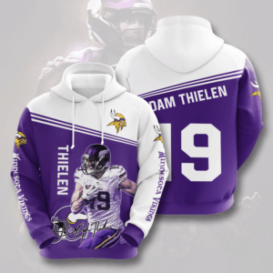 Minnesota Vikings 3D Hoodie - 7896c451cb46
