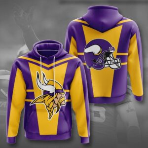 Minnesota Vikings 3D Hoodie - 8.76833131E+43
